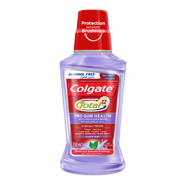 غسول الفم توتال 12 برو لصحة اللثة من كولجيت _ 250 مل Colgate